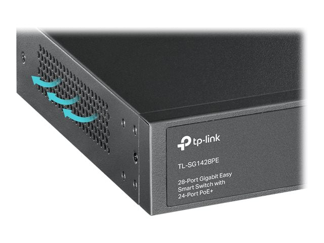 TP-Link TL-SG1428PE - switch - 28 ports - smart - rack-mountable - DRWORKS