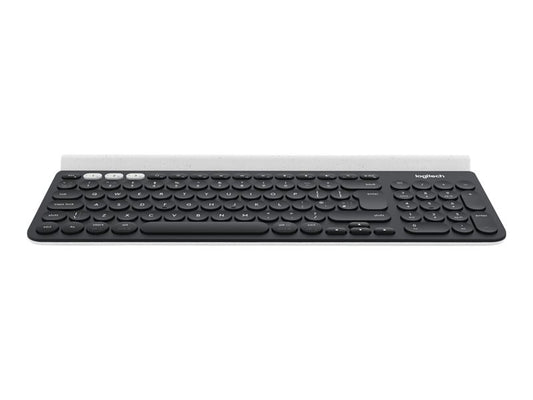 Logitech K780 Multi-Device - Keyboard - Bluetooth, 2.4 GHz - UK - white - DRWORKS