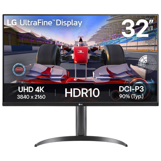 LG 32IN 4K UHD monitor (32") 3840 x 2160 pixels 4K Ultra HD LCD Black - DRWORKS