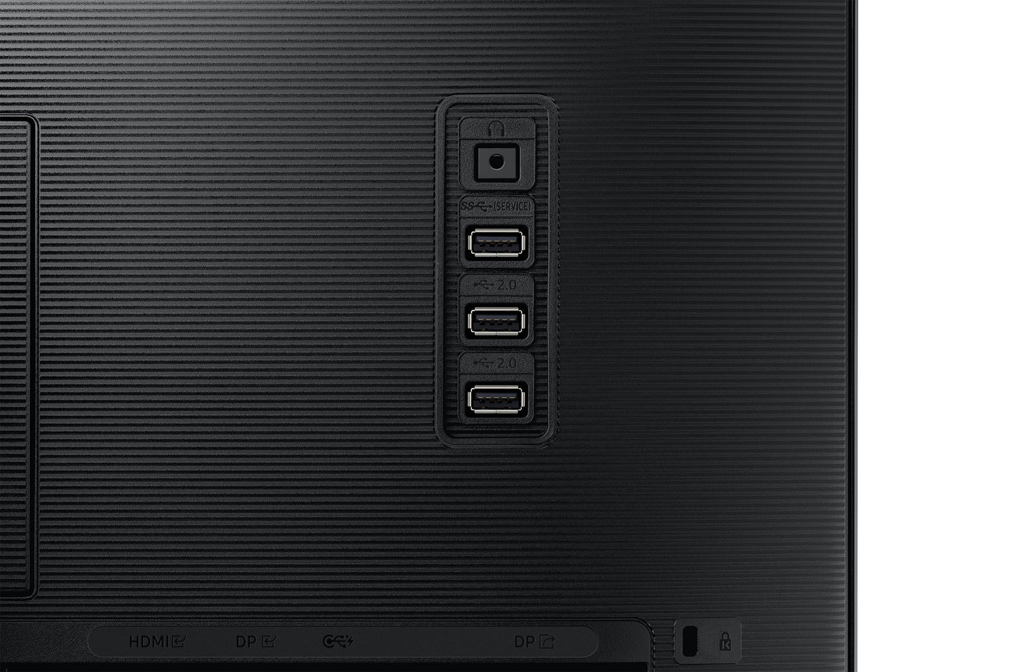 Samsung S24A600UCU - S60UA Series - LED monitor - 24" - 2560 x 1440 WQHD - HDMI, DisplayPort, USB-C - black - DRWORKS