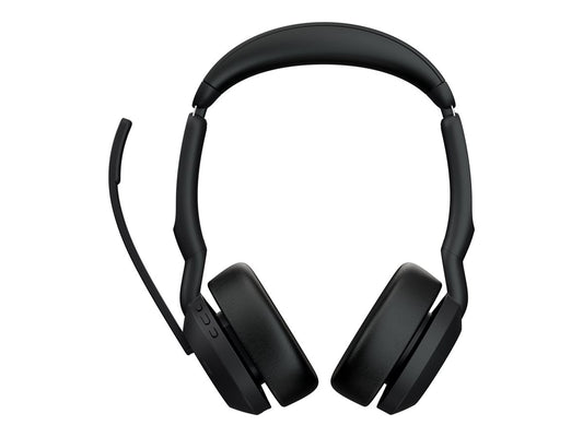Jabra Evolve2 55 MS Stereo - Headset - Bluetooth - with charging stand - DRWORKS