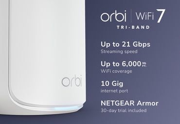 NETGEAR Orbi 870 Series RBE872 - Wi-Fi 7 - desktop - DRWORKS