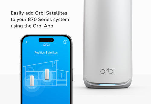 NETGEAR Orbi 870 Series RBE870 - Wi-Fi 7 - desktop - DRWORKS