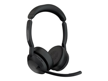 Jabra Evolve2 55 MS Stereo - Headset - Bluetooth - with charging stand - DRWORKS