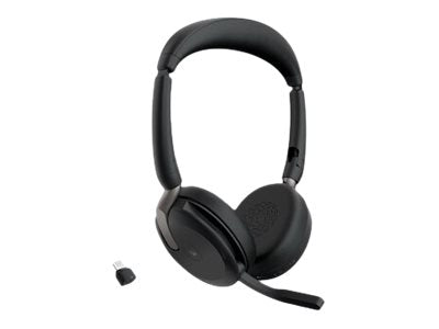 Jabra Evolve2 50 MS Stereo - Headset - Bluetooth - USB-A - black - DRWORKS
