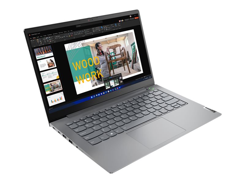 Lenovo ThinkBook 14 G4 IAP i5-1235U Notebook 35.6 cm (14") Full HD Intel® Core™ i5 8 GB DDR4-SDRAM 256 GB SSD Wi-Fi 6 (802.11ax) Windows 11 Pro Grey - DRWORKS