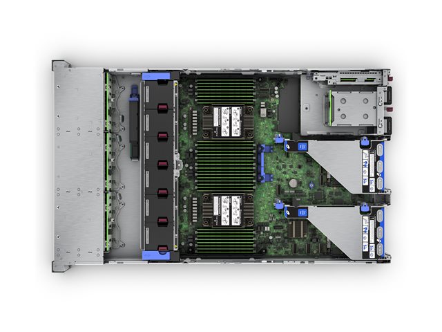 HPE ProLiant DL380 Gen11 Server 4510 2.4GHz 12c 1P 64GB-R 8SFF MR408i-o 2x960GB SSD 2x1000W PS - DRWORKS