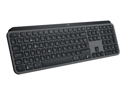 Black keyboard on a white background