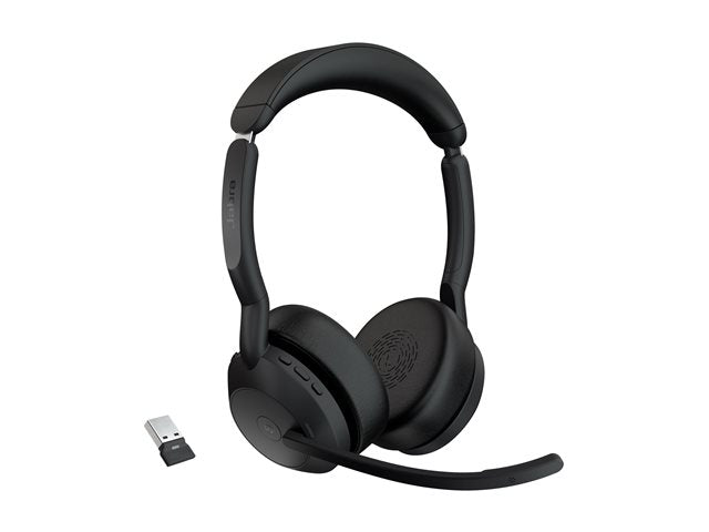 Jabra Evolve2 55 MS Stereo - Headset - Bluetooth - DRWORKS