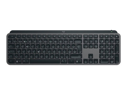 Black keyboard on a white background