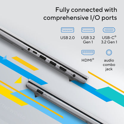 ASUS VivoBook 15 X1504VA-BQ2889W - 15.6" - Intel Core 5 - 120U - 16 GB RAM - 512 GB SSD - DRWORKS