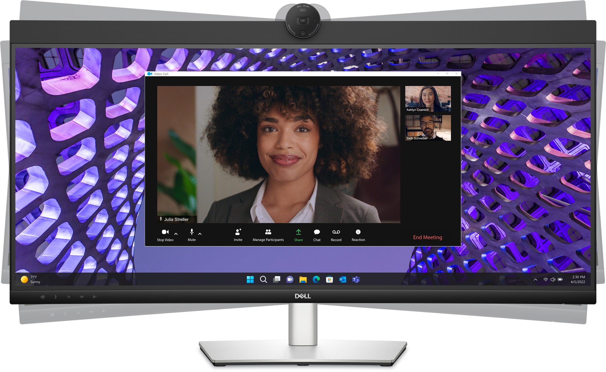 Dell P3424WEB curved 34" - LED monitor - 3440 x 1440 UWQHD - HDMI, DisplayPort, USB-C - speakers - DRWORKS
