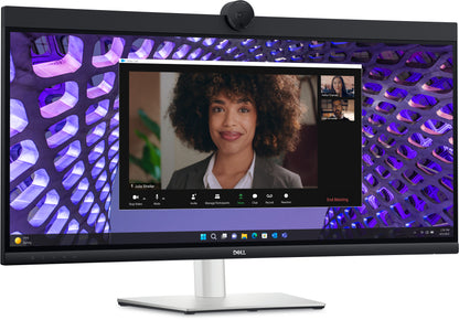 Dell P3424WEB curved 34" - LED monitor - 3440 x 1440 UWQHD - HDMI, DisplayPort, USB-C - speakers - DRWORKS
