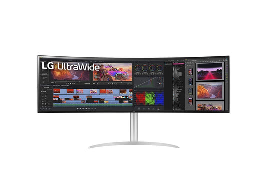 LG 49WQ95C-W UltraWide Dual QHD monitor 49" - 5120 x 1440 pixels - USB-C - Speakers - DRWORKS
