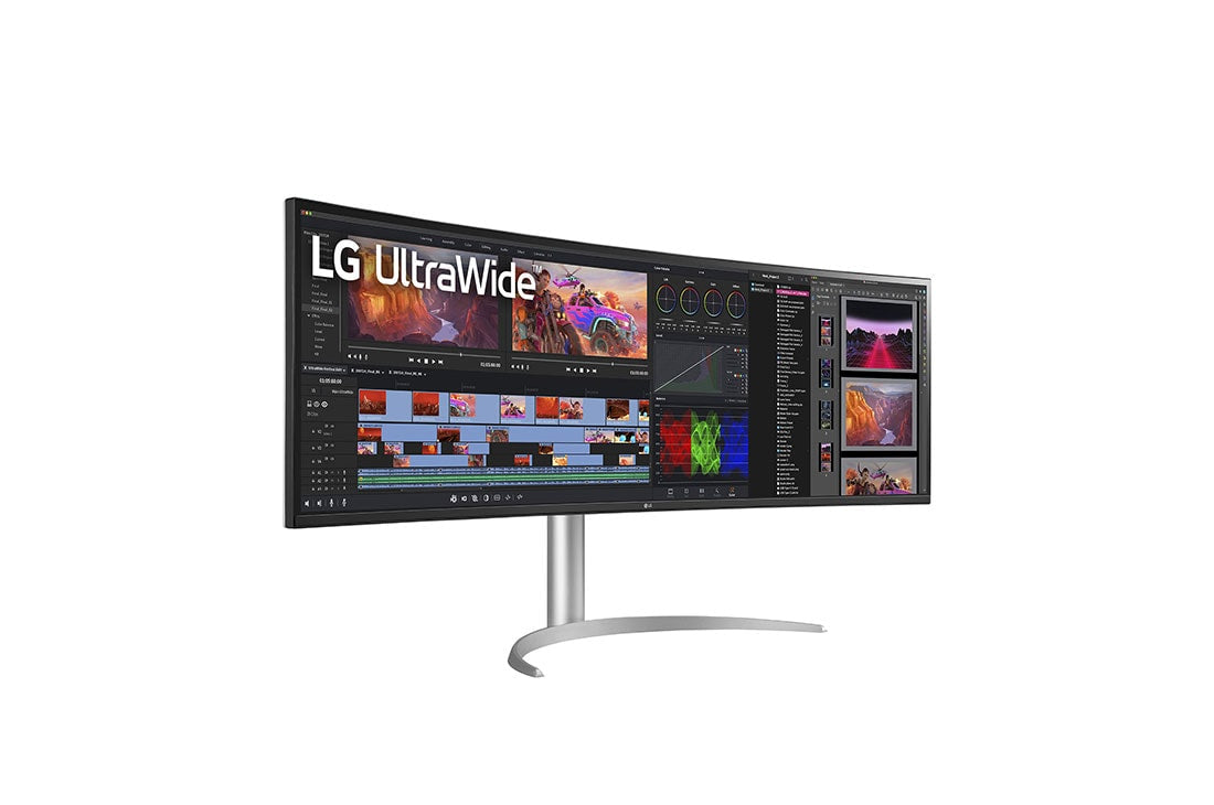 LG 49WQ95C-W UltraWide Dual QHD monitor 49" - 5120 x 1440 pixels - USB-C - Speakers - DRWORKS
