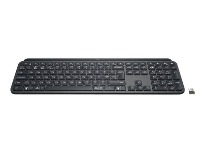 Logitech MX Keys for Business - Computer Keyboard - Bluetooth, 2.4 GHz - QWERTY - UK - DRWORKS