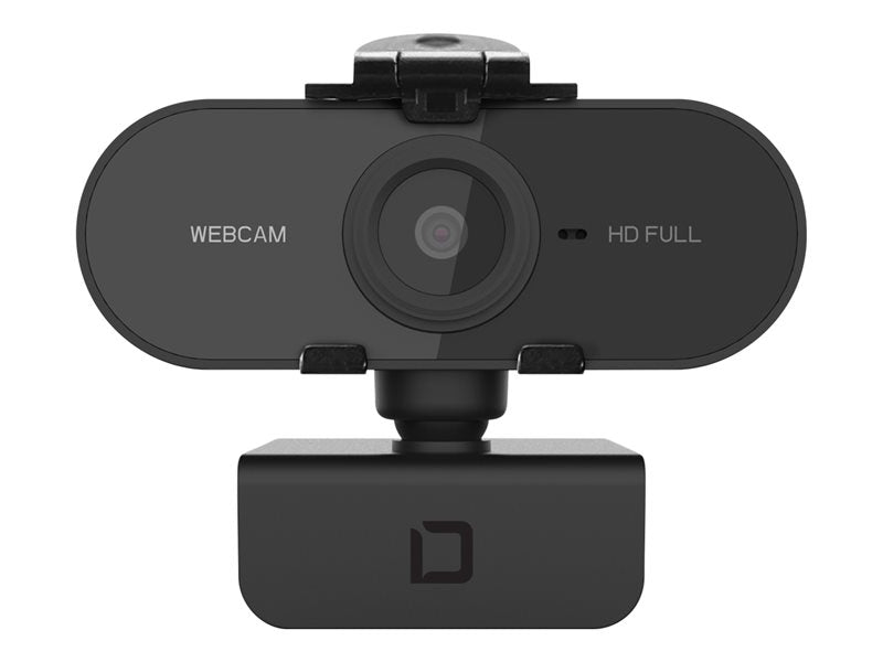 DICOTA Webcam PRO Plus Full HD - Webcam - colour - 1920 x 1080 - 1080p - audio - USB 2.0 - DRWORKS