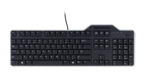 Dell KB-813 Smartcard Reader USB Keyboard Black 580-18365 - DRWORKS