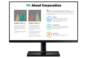Samsung F22T450FQR - T45F Series - LED monitor - 22" - 1920 x 1080 Full HD (1080p) - 2xHDMI, DisplayPort - black - DRWORKS