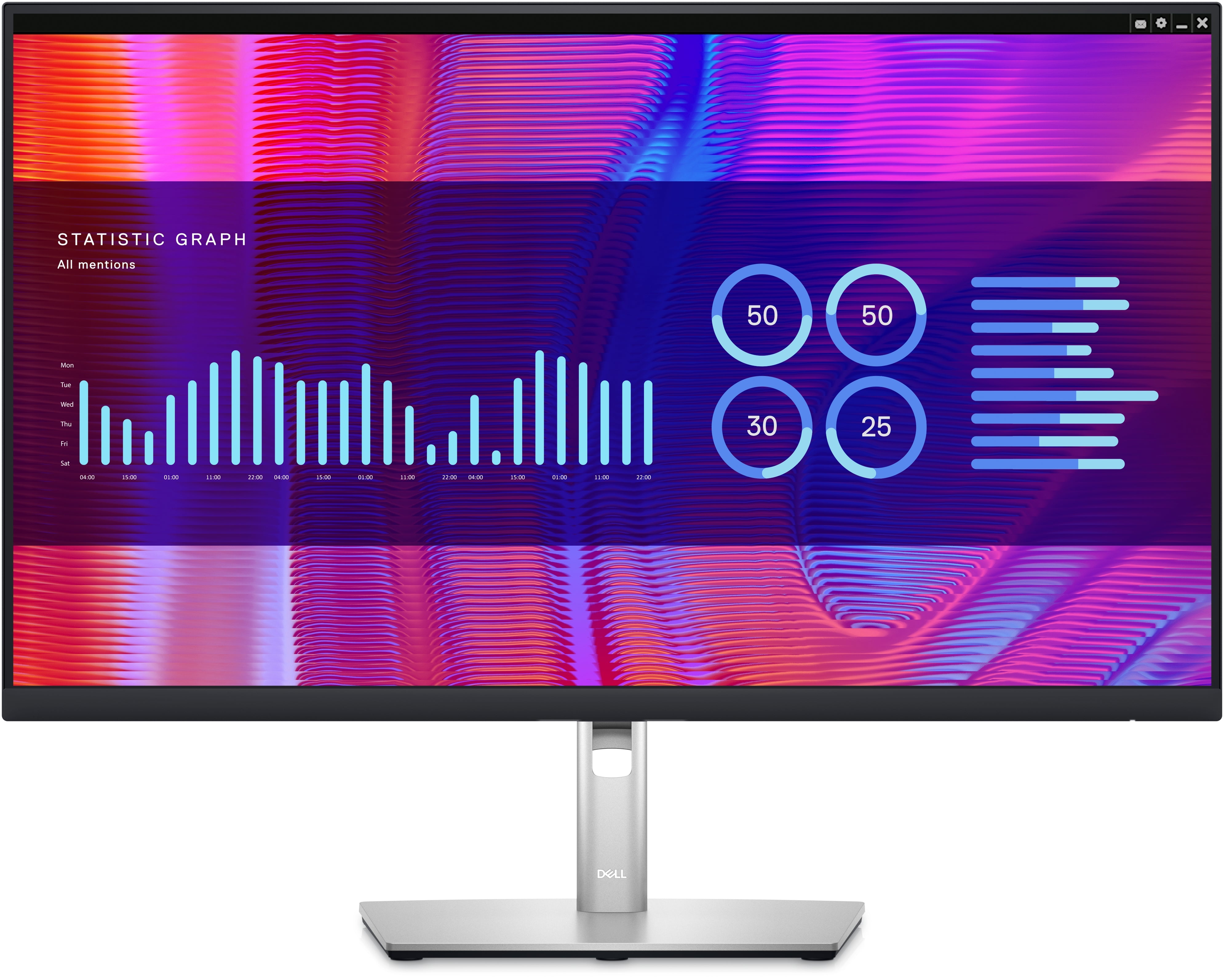 DELL P2723DE 27inch USB-C Hub Monitor - 2560 x 1440 QHD @ 60 Hz - IPS - 350 cd/m? - HDMI, DP, USB-C - with 3 years Adv Exch Warranty - DRWORKS